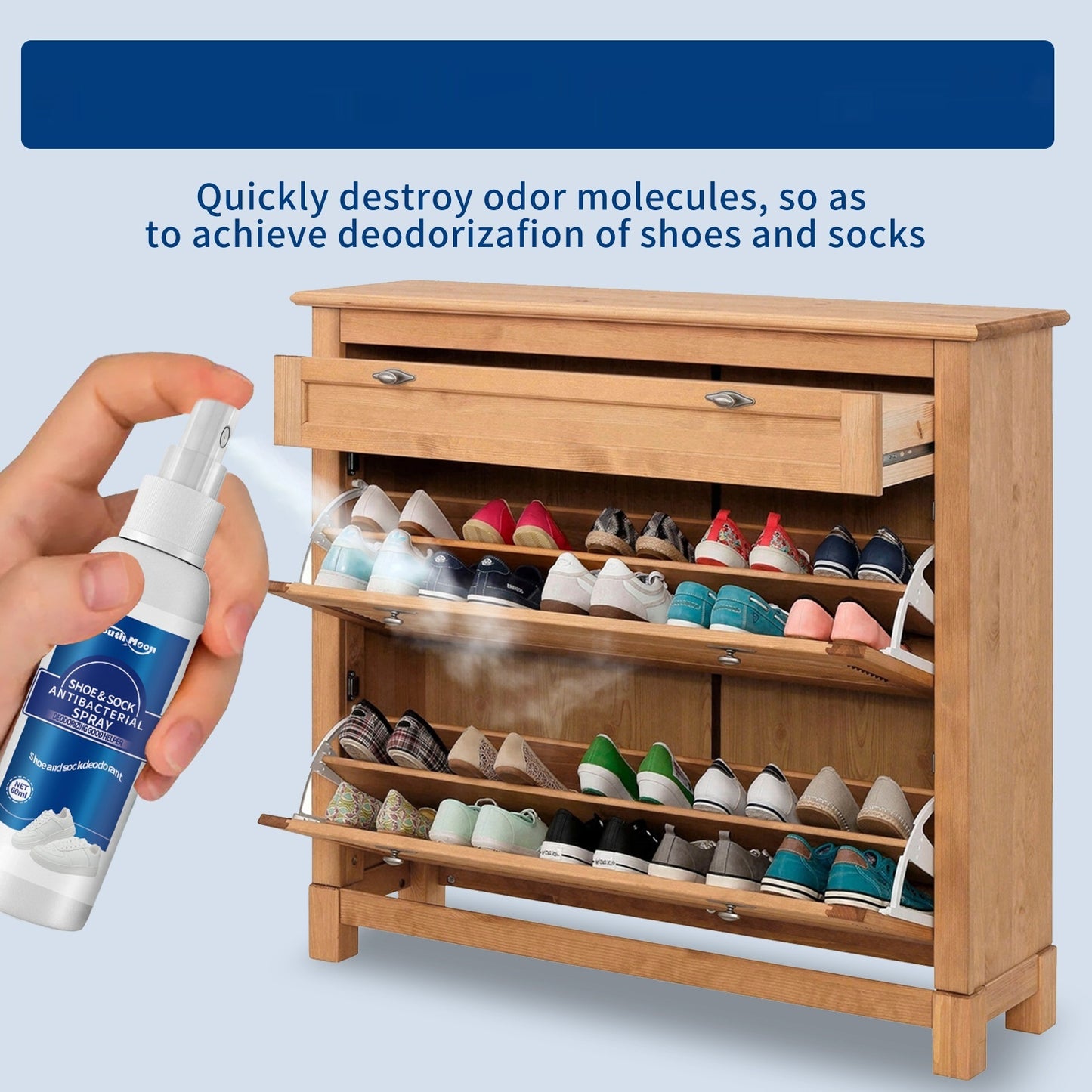 Ankle Sock Clean Sweat Feet And Remove Odor And Odor Dry Shoe Cabinet Freshing Agent