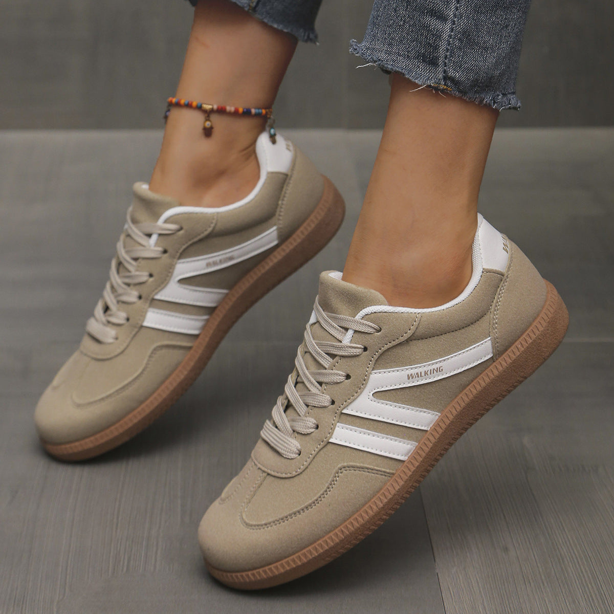 Flat Casual Outdoor Non-slip German Training Shoes Lace-up And No Shoe Box