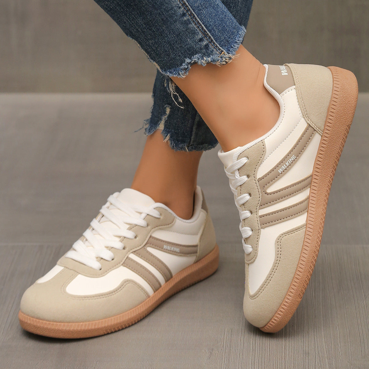 Flat Casual Outdoor Non-slip German Training Shoes Lace-up And No Shoe Box
