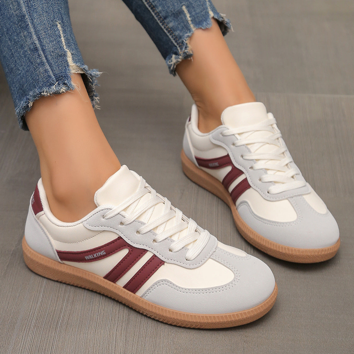 Flat Casual Outdoor Non-slip German Training Shoes Lace-up And No Shoe Box