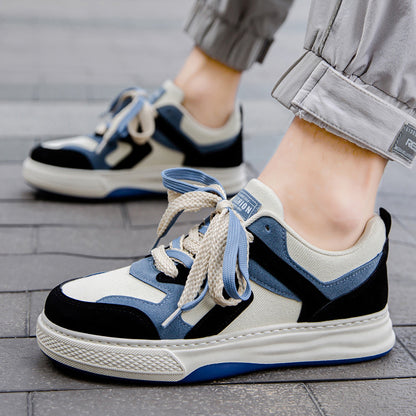 Spring Men's Casual Fashion Platform Canvas Shoes