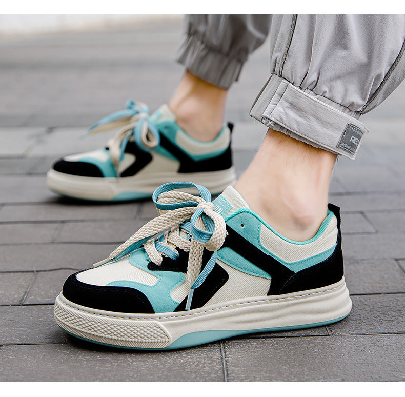 Spring Men's Casual Fashion Platform Canvas Shoes