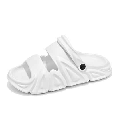 Summer Couple Home Sandals Rubber and Plastic High