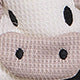 Cow Open Linen Slippers Winter Girls Can Wear At Home