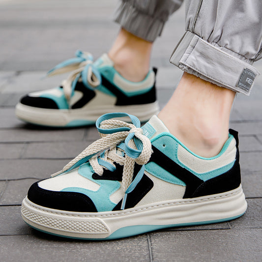 Spring Men's Casual Fashion Platform Canvas Shoes