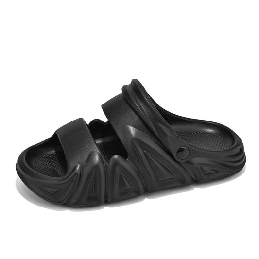 Summer Couple Home Sandals Rubber and Plastic High